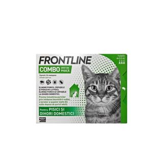 Frontline Combo Pisica, 1 pipeta Antiparazitare