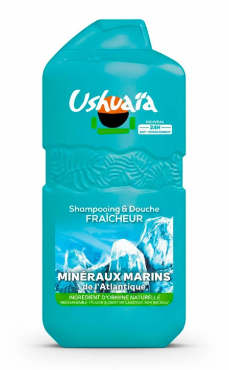 Ushuaïa Shampooing & Douche Minéraux Marins de l'Atlantique – 280 ml