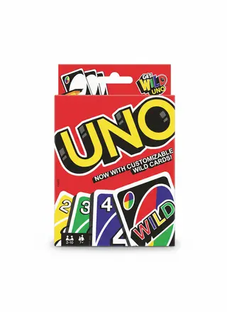 UNO Classique avec Cartes Wild Personnalisables