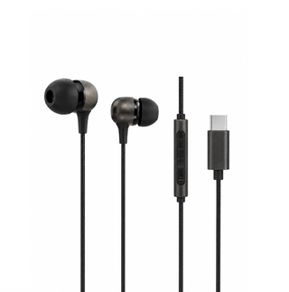Casque USB-C Noir avec Micro