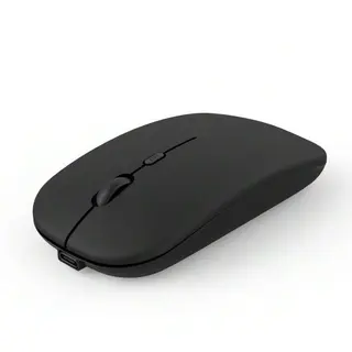 Souris Sans Fil 2.4G + Bluetooth – Double Mode, Silencieuse et Ergonomique