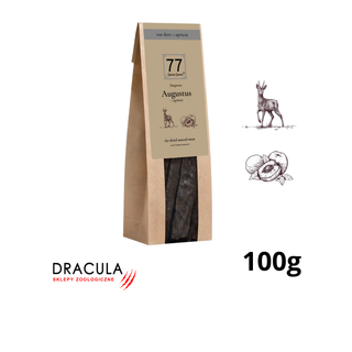 77 Seven Seven Augustus+ Stripes z suszonej sarniny z morelą 100g