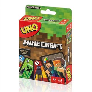 Jeu de Cartes UNO Minecraft – Édition Spéciale avec Règle Exclusive