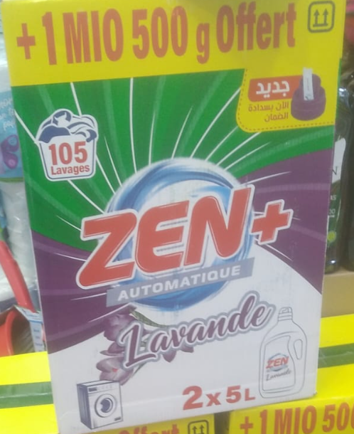 Zen Poudre de lavage automatique Lavande 10kg