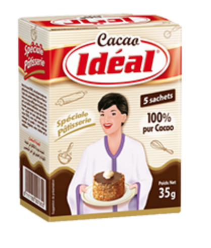Idéal Cacao en Poudre 100 % Pur – 5 Sachets (35 g)