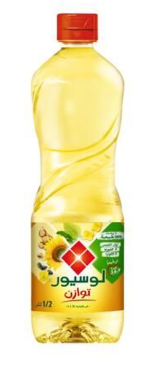 Lesieur Huile de Table Enrichie en Vitamines A, E, D3 – 1/2 L