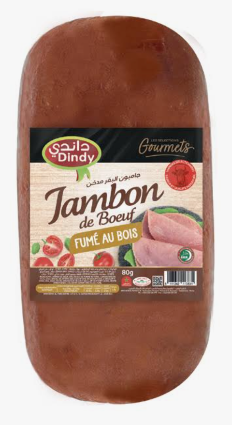 Dindy Jambon de Bœuf Fumé au Bois – 200 g