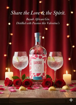 Bayab African Rose Gin, 750ml