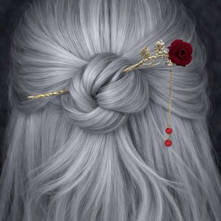 Estetični Štapići za Kosu sa Cvijetnim Motivima i Visuljcima