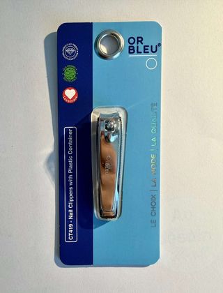 Coupe ongle avec réservoir - CT419 - Or bleu/SPC