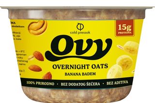 OVY Ovas preko noći sa bananom i bademima, 170g