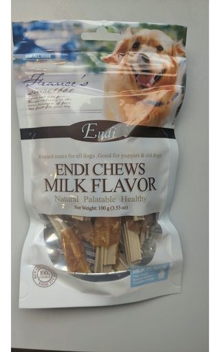 Endi Chew Milk Bones with Chicken — საღეჭი რძის ძვლები ქათმით ძაღლებისთვის